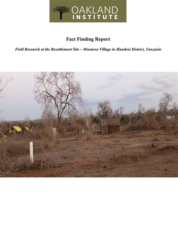 Field research report cover